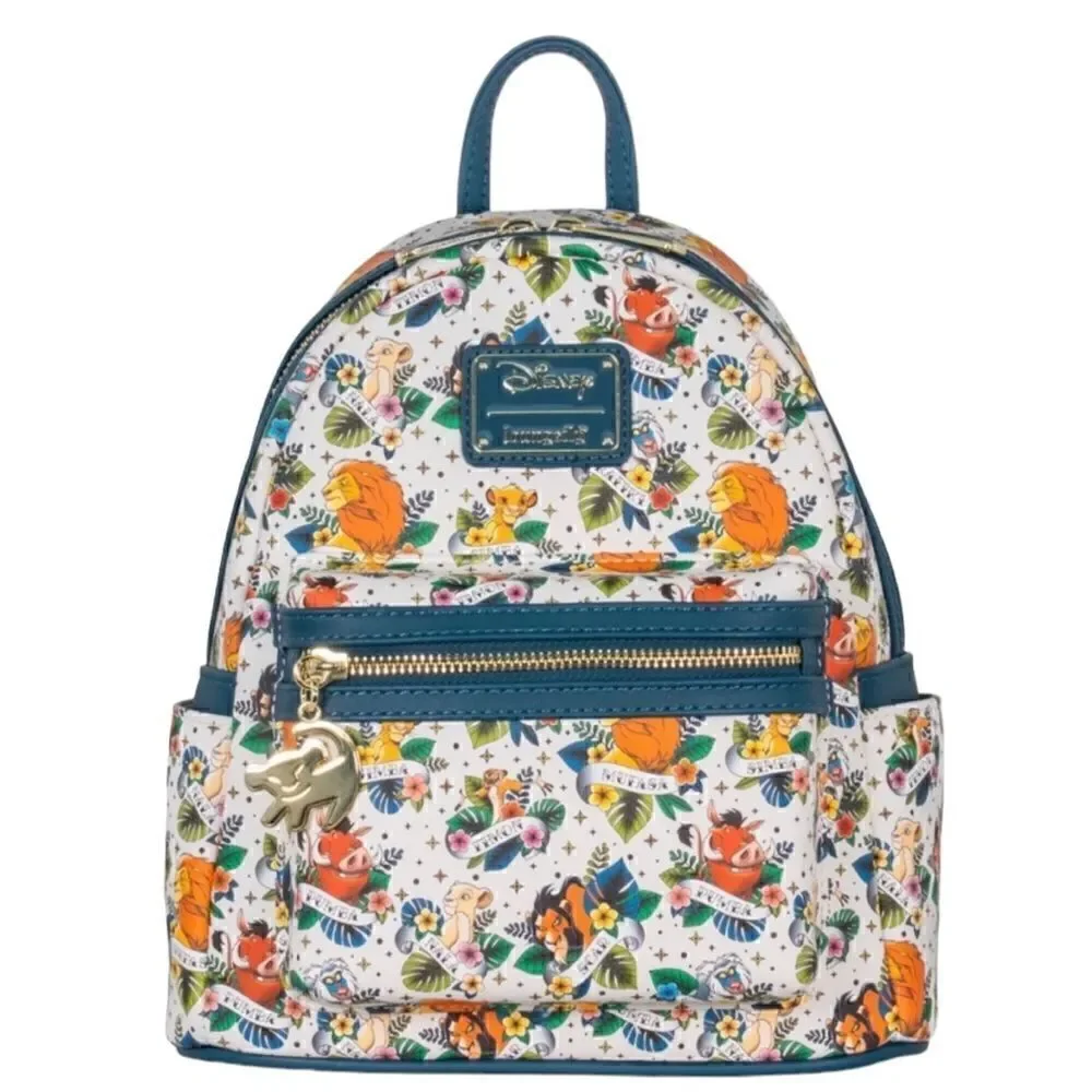 The Lion King tattoo Disney Loungefly Backpack New with Tags